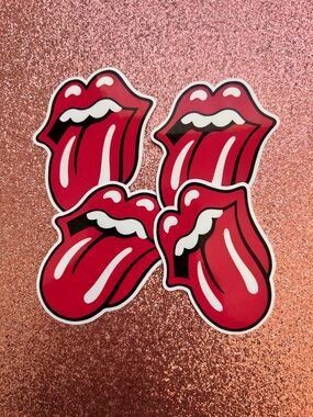Rolling Stone lips Sticker Set - Home Design